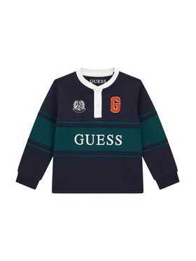 Guess Guess Blúzka N6YI16 6K4432 Tmavomodrá Regular Fit