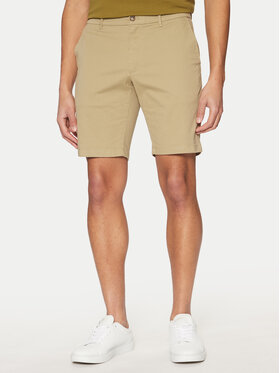 Calvin Klein Calvin Klein Medžiaginiai šortai Modern Twill K10K114063 Smėlio Slim Fit