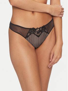 Chantelle Chantelle Στρίνγκ Cabaret Sauvage C13YG0 Μαύρο