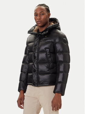 Blauer Blauer Pehelykabát 25WBLUC03149 007285 Fekete Regular Fit