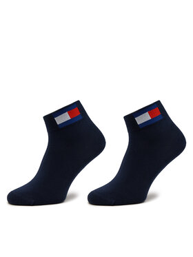 Tommy Jeans Tommy Jeans Σετ 2 ζευγάρια ψηλές κάλτσες unisex 701228223 Σκούρο μπλε