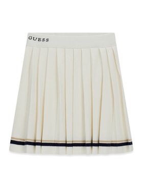 Guess Kids Guess Kids Spodnie materiałowe 180832 Biały Regular Fit