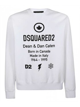 Dsquared2 Dsquared2 Mikina S74GU0425 S25042 Biela Regular Fit