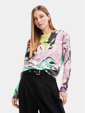 Desigual Desigual Sweater 23WWJF13 Színes Regular Fit