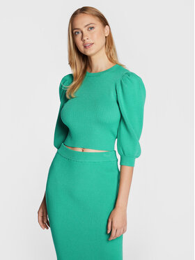 Glamorous Glamorous Svetr CK5871 Zelená Slim Fit