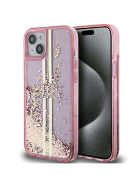 Guess Guess Etui na telefon Apple iPhone 15 Plus Różowy