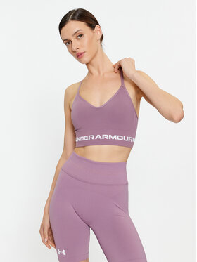 Under Armour Under Armour Sport-BH Ua Seamless Low Long Bra 1357719 Violett Compression Fit