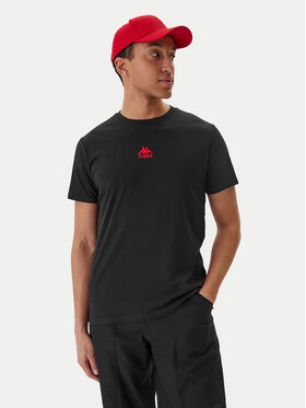 Kappa Kappa Tricou 382J2QW Negru Regular Fit