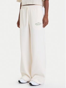 New Balance New Balance Pantaloni da tuta WP53902 Bianco Relaxed Fit