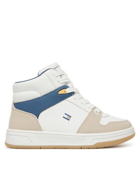 Tommy Hilfiger Tommy Hilfiger Sneakersy High Top Lace Up T3X9-34364-1269 M Bílá