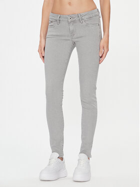 Pepe Jeans Pepe Jeans Blugi PL204583 Gri Skinny Fit