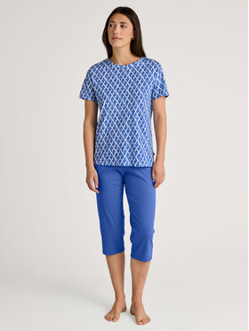 Calida Calida Pyžamo 43153 Modrá Regular Fit