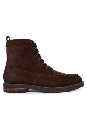 Tommy Hilfiger Tommy Hilfiger Šnurovacia obuv Cleated W Moc FM0FM05599 Hnedá