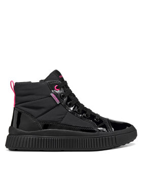 Geox Geox Trzewiki J Laquinny Girl B Abx J661JA 0HHFU C9B8L M Czarny