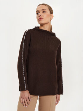 Max Mara Leisure Max Mara Leisure Džemper Fanfara 2426366178600 Smeđa Regular Fit