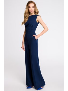 Stylove Stylove Kombinezon S115 Granatowy Wide Leg