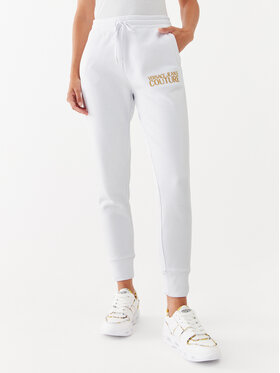 Versace Jeans Couture Versace Jeans Couture Spodnie dresowe 73HAAT01 Biały Regular Fit