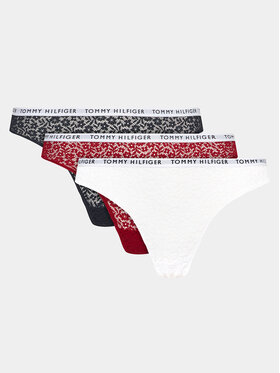 Tommy Hilfiger Tommy Hilfiger Komplektas: 3 siaurikių poros UW0UW04514 Spalvota