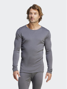adidas adidas Termoaktyvus apatinis trikotažas, viršus Xperior Merino 260 HZ8548 Pilka Slim Fit