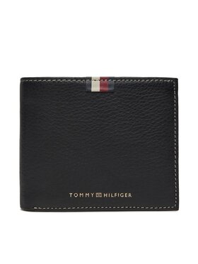 Tommy Hilfiger Tommy Hilfiger Pánska peňaženka Th Corp Leather Cc And Coin AM0AM11601 Čierna
