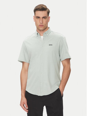 BOSS BOSS Cămașă B_MOTION_S 50533149 Verde Regular Fit