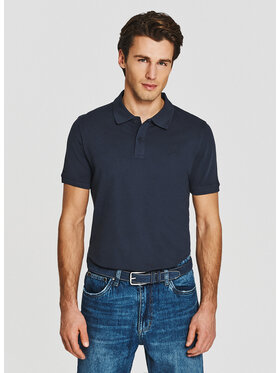 Pako Lorente Pako Lorente Polo P26SN-TX-004 Granatowy Classic Fit