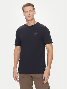 Napapijri Napapijri T-Shirt S-Badge NP0A4I3N Tmavomodrá Regular Fit