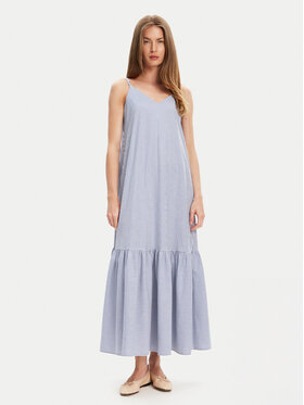 United Colors Of Benetton United Colors Of Benetton Letné šaty 4SZRDV0B8 Modrá Relaxed Fit