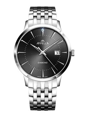 Appella Appella Zegarek L12003.5196DQ Srebrny
