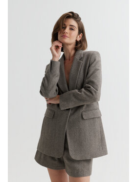 Duende Duende Marynarka Faye Blazer Beżowy Regular Fit