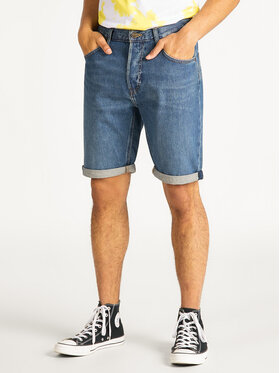 Lee Lee Szorty jeansowe 5Pocket L73ELJGJ 112120463 Niebieski Regular Fit