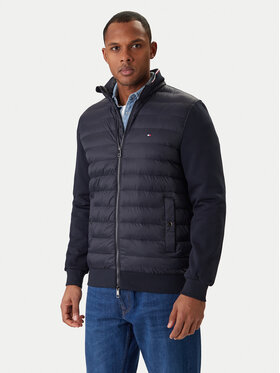 Tommy Hilfiger Tommy Hilfiger Átmeneti kabát Mix Media Ess MW0MW41329 Sötétkék Regular Fit