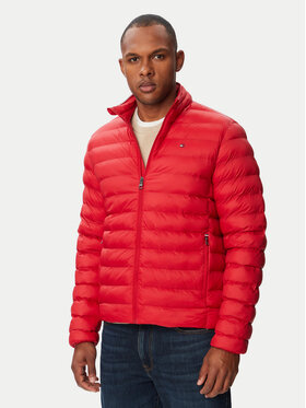 Tommy Hilfiger Tommy Hilfiger Prehodna jakna MW0MW37634 Rdeča Regular Fit