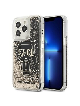 KARL LAGERFELD KARL LAGERFELD Etui na telefon Liquid Glitter Gatsby Czarny