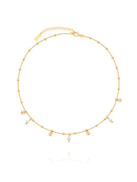 Leis Leis Collana PERLE Placcatura in oro giallo