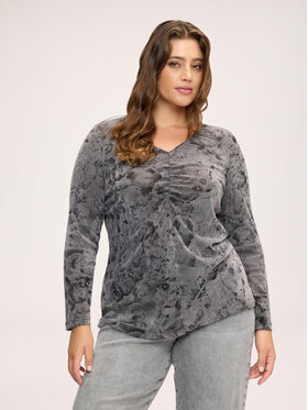 Fiorella Rubino Fiorella Rubino T-shirt G096L009482N013 Grigio Regular Fit