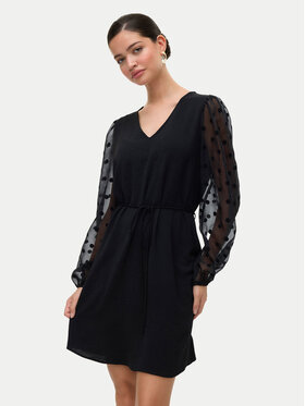Vero Moda Vero Moda Koktejlové šaty Alva 10337473 Černá Regular Fit