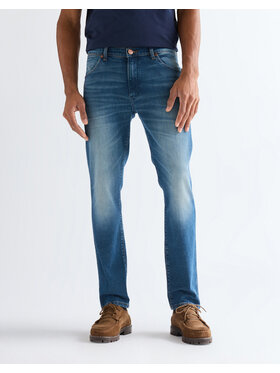 Wrangler Wrangler Jeansy LARSTON Niebieski Slim Fit