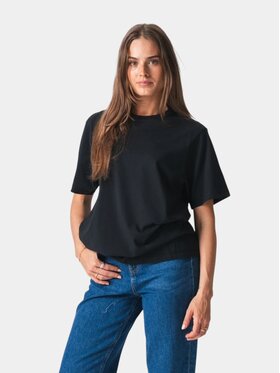 TeeShoppen TeeShoppen T-Shirt 'Basic Collection' Czarny Regular Fit