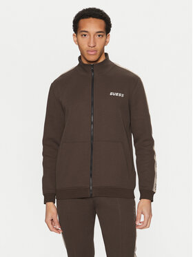 Guess Guess Majica dugih rukava Z2YQ10 KB3P2 Smeđa Regular Fit
