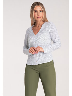 FIGL FIGL Bluzka M1047 Szary Regular Fit