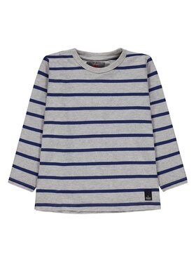 Kanz Kanz Bluzka 1846911-8100 Szary Basic Fit