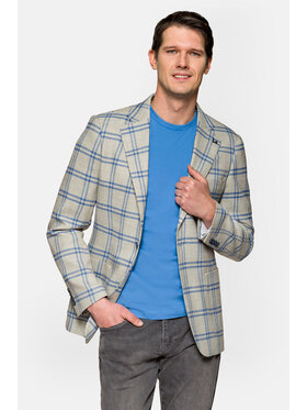 Lancerto Lancerto Marynarka Billings Szary Slim Fit