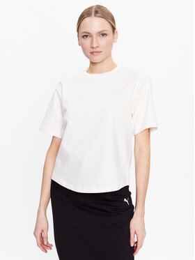 Puma Puma Marškinėliai Infuse 538348 Écru Relaxed Fit