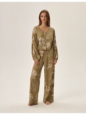 Henderson Henderson Piżama 42020 Zielony Regular Fit