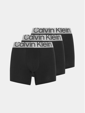 Calvin Klein Underwear Calvin Klein Underwear Komplet 3 par bokserek 000NB3131A Czarny Regular Fit