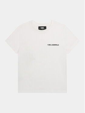 Karl Lagerfeld Kids Karl Lagerfeld Kids Футболка Z30056 S Білий Regular Fit