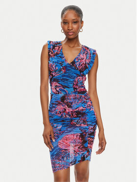 PINKO Pinko Sukienka koktajlowa Androgeo Abito 103224 A1OB Niebieski Slim Fit