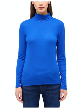 Mustang Mustang Bluzka Style Anne Niebieski Slim Fit