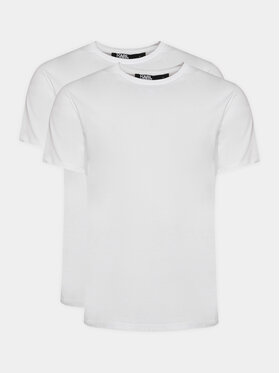 KARL LAGERFELD KARL LAGERFELD 2-dielna súprava tričiek 765000 500298 Biela Slim Fit